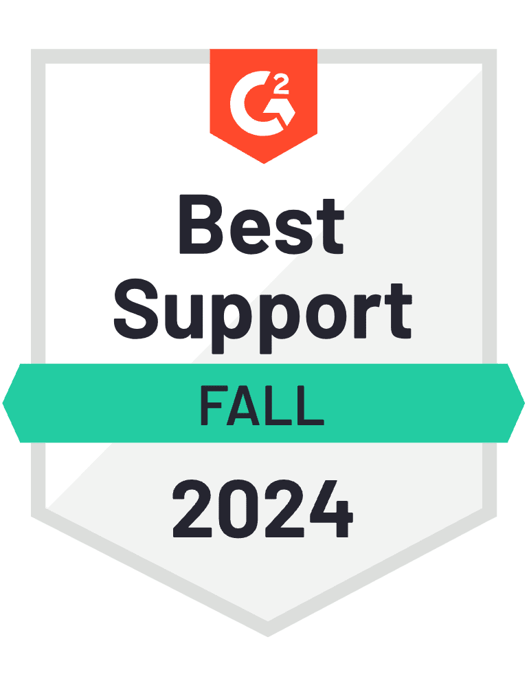 G2 Best Support Fall 2024